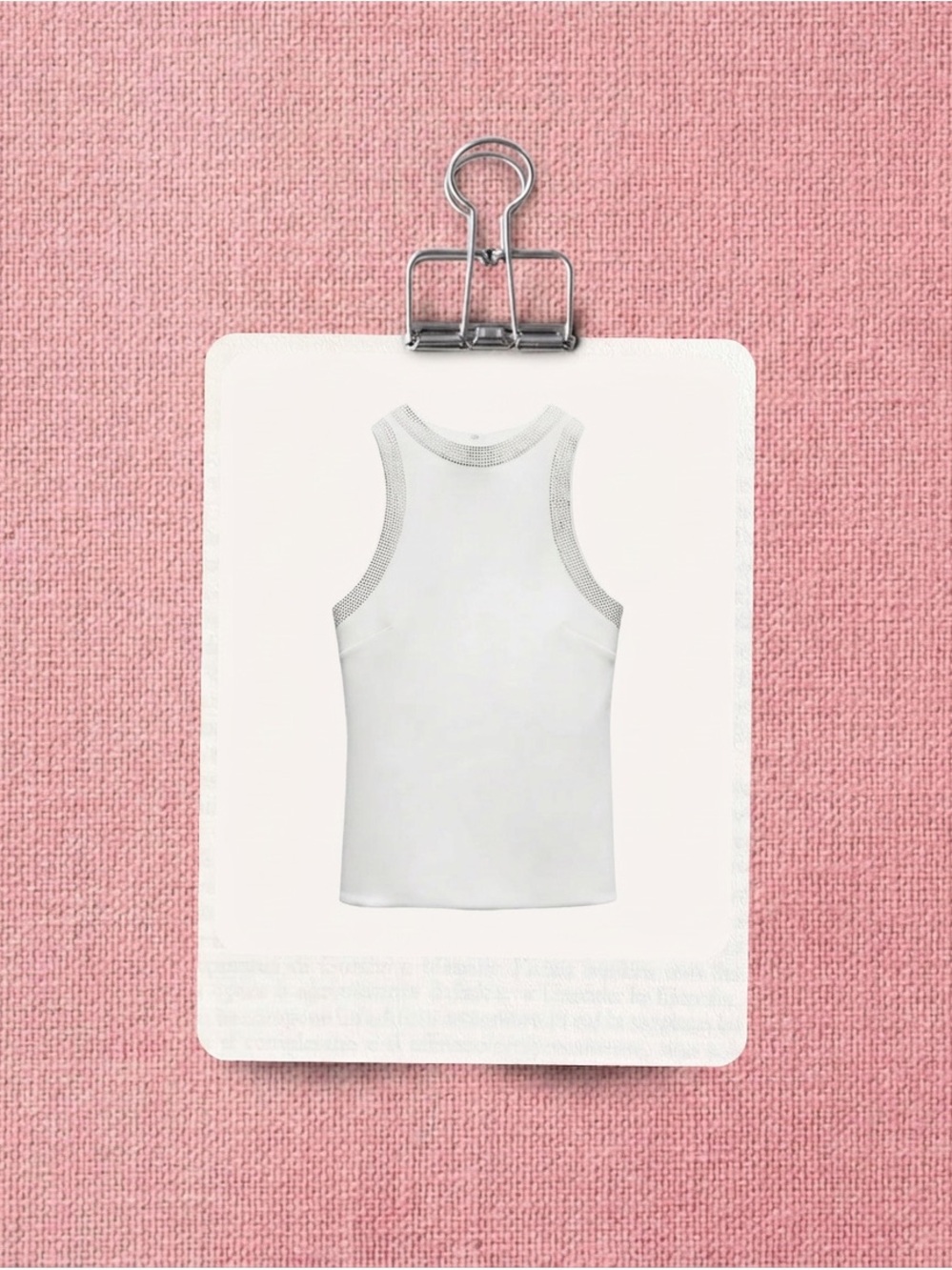 Zara White Tank Top